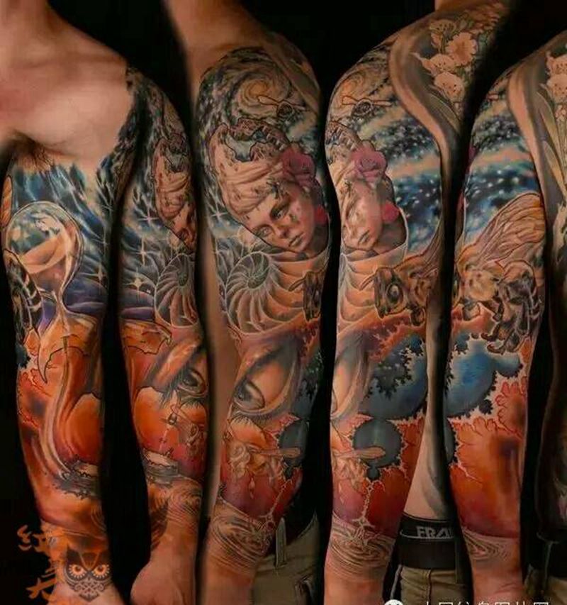 那些牛逼花臂!纹身图片_