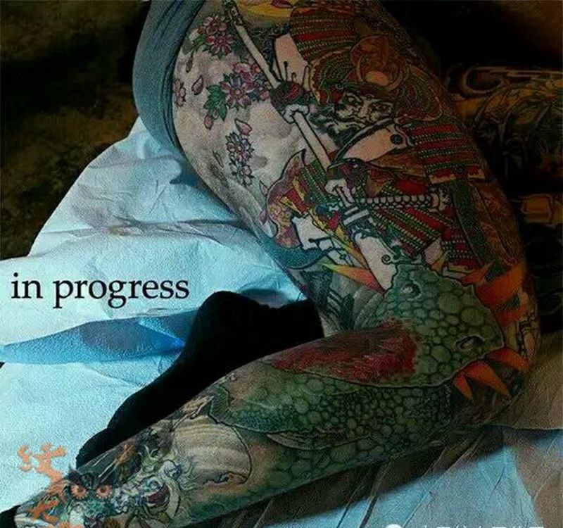 那些传统！纹身图片_