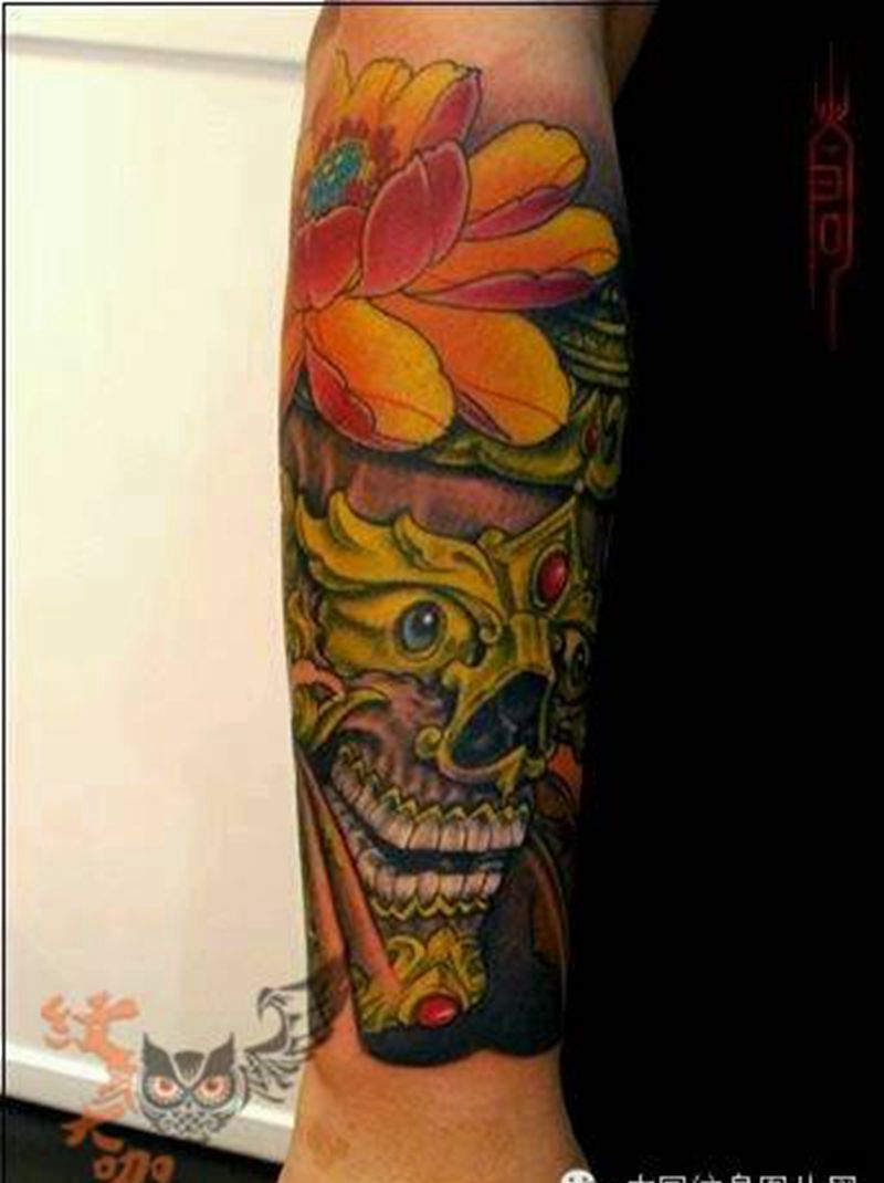 那些嘎巴拉！纹身图片_