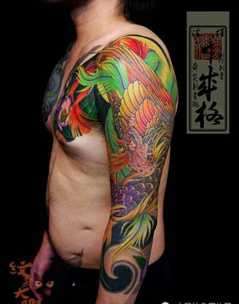 那些凤凰！纹身图片_