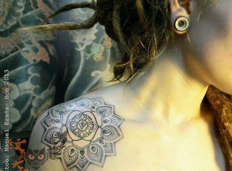 那些点刺！纹身图片_