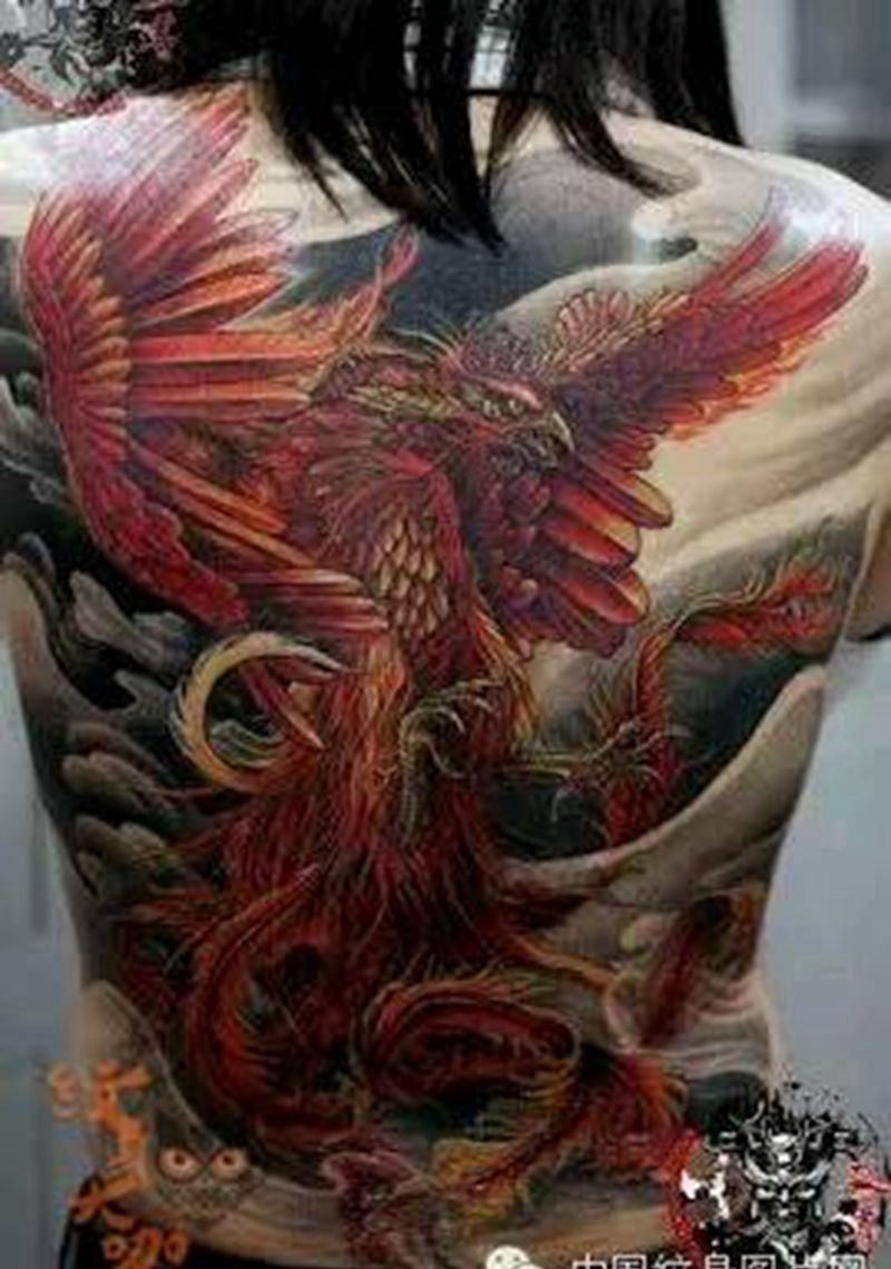 那些凤凰！纹身图片_