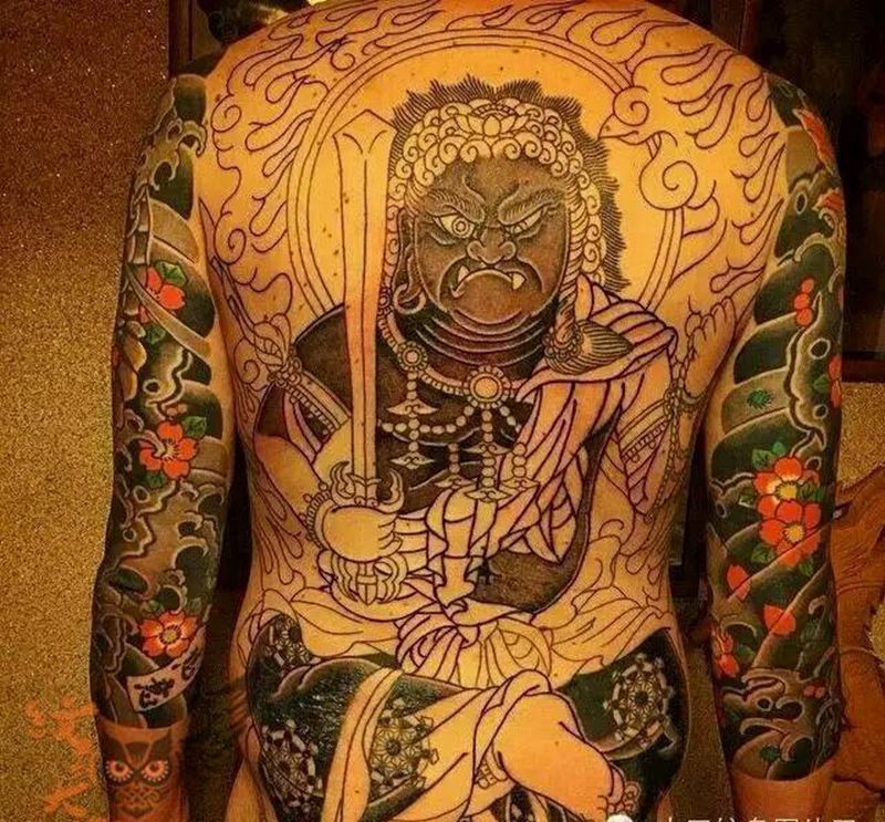 那些日式大板雾!纹身图片_