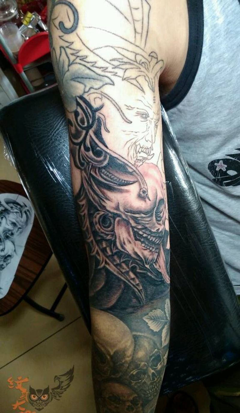 花刺作品！纹身图片_