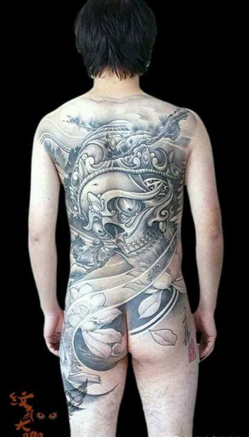 那些嘎巴拉！纹身图片_