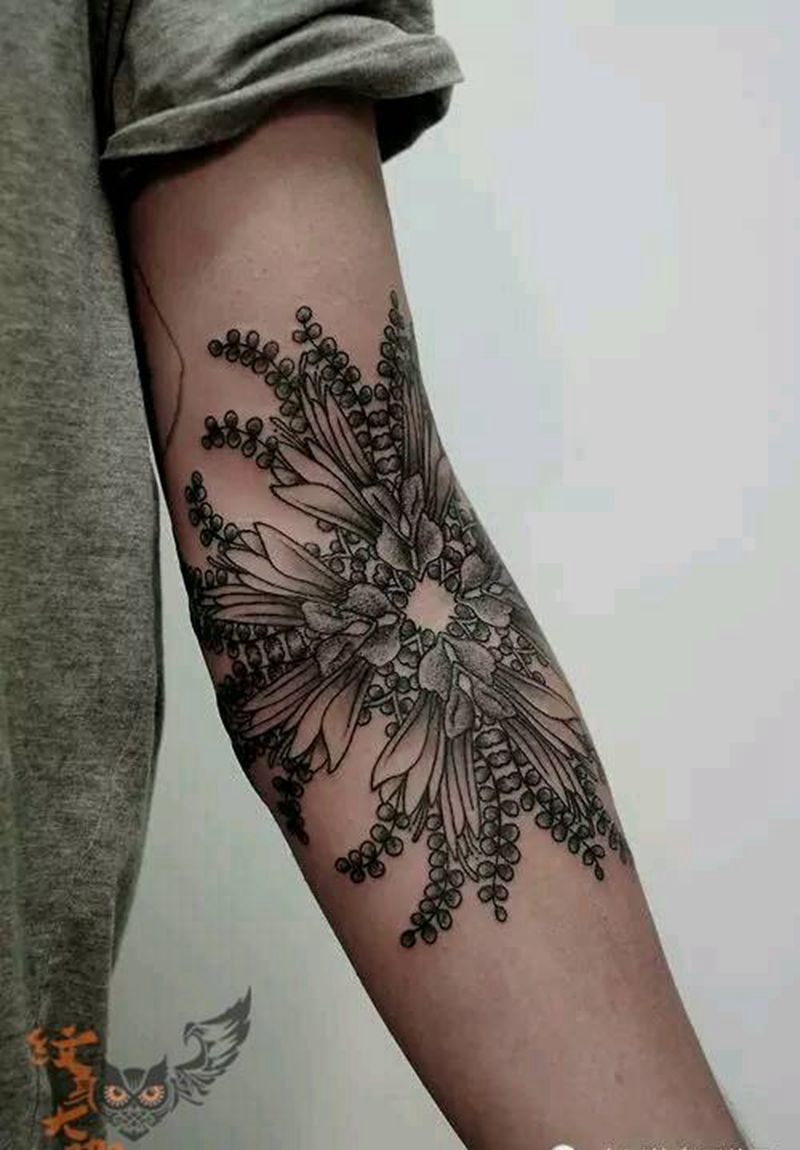 那些点刺!纹身图片_