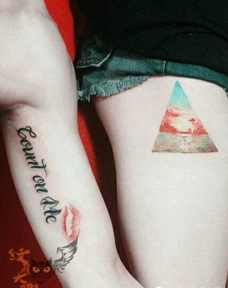 那些情侣！！纹身图片_