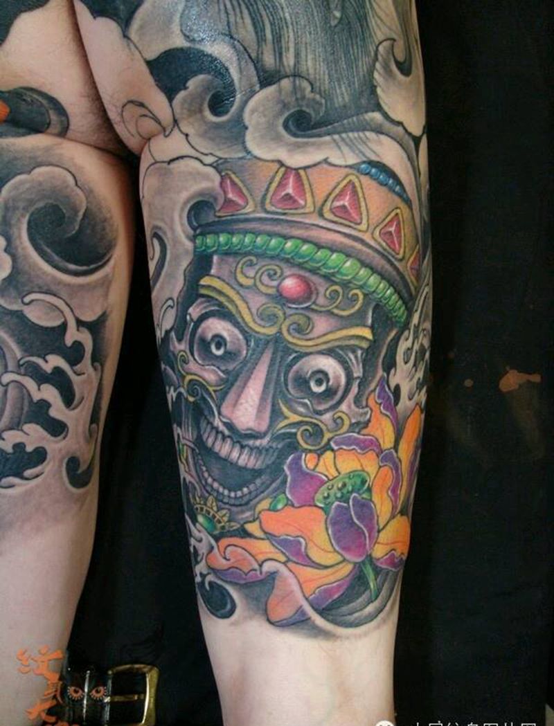 那些嘎巴拉！纹身图片_