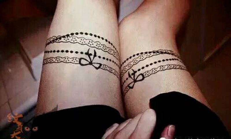 那些性感蕾丝！纹身图片_