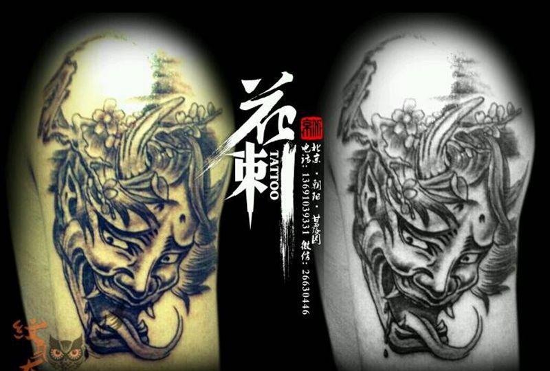 花刺作品!纹身图片_