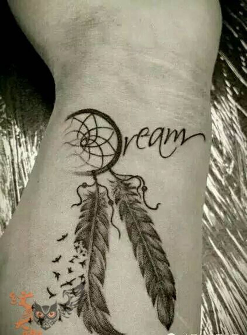 放飞梦想!纹身图片_