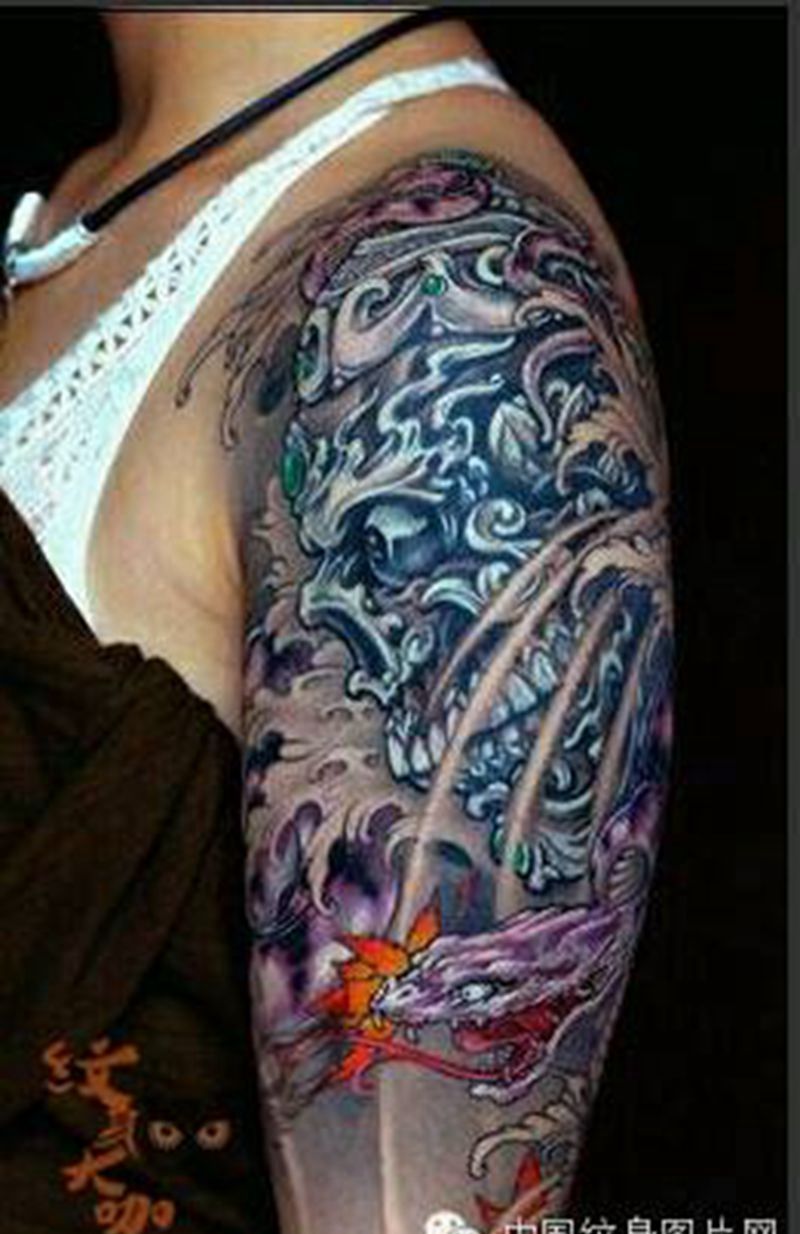 那些嘎巴拉!纹身图片_