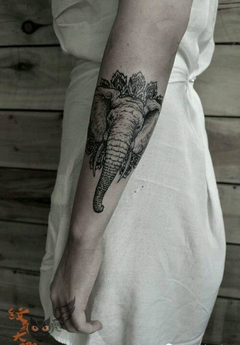 那些点刺！纹身图片_