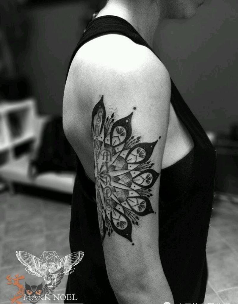 那些点刺！纹身图片_