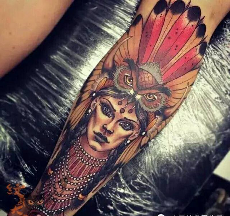 那些school妹子！纹身图片_