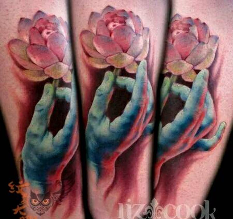 素材参考!花!纹身图片_