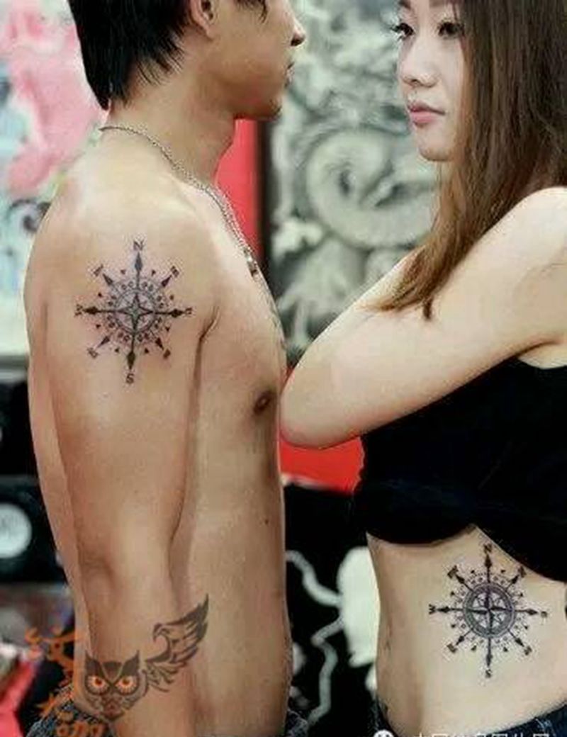 那些情侣！！纹身图片_