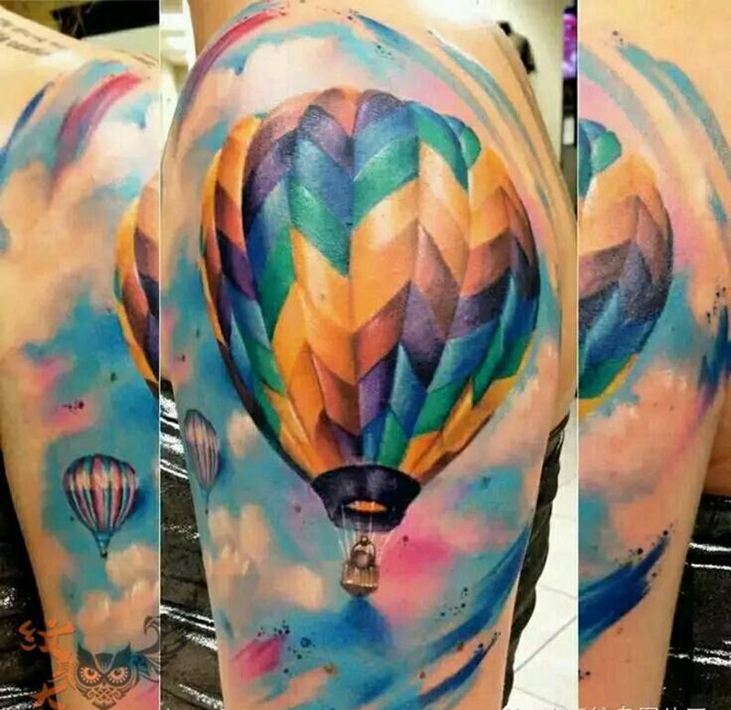 放飞梦想！纹身图片_