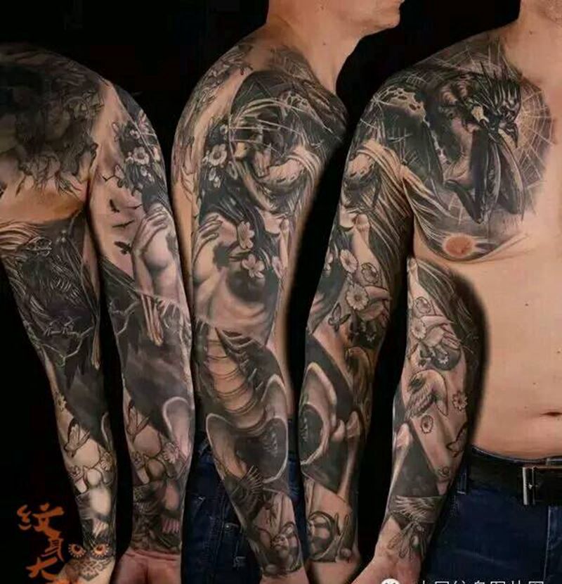 那些牛逼花臂!纹身图片_