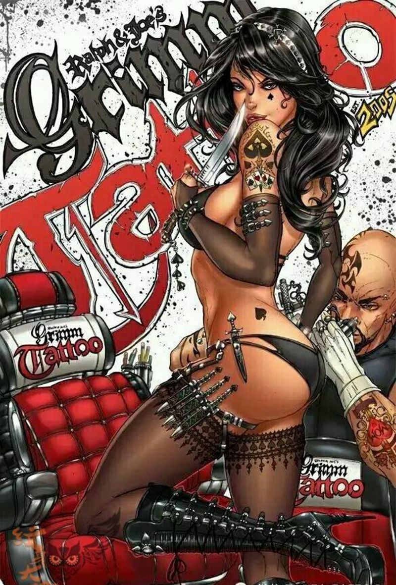 那些性感大妞!纹身图片_