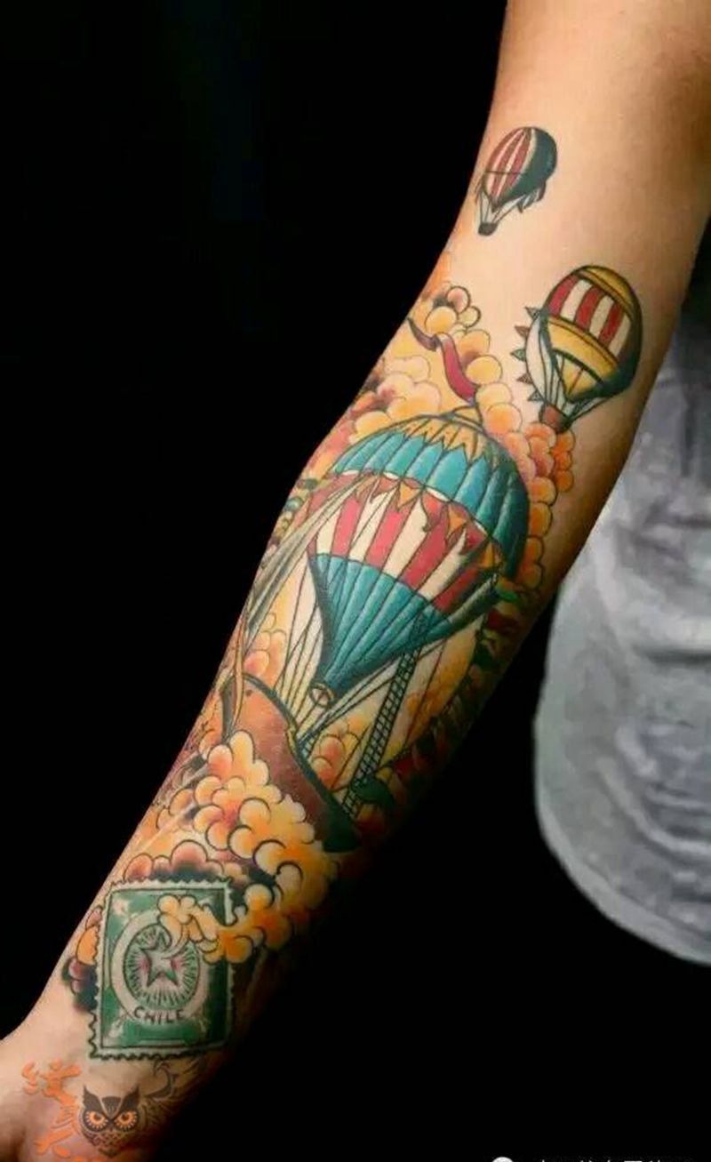 放飞梦想！纹身图片_