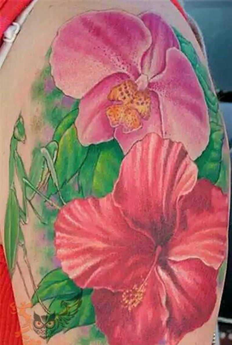 素材参考!花!纹身图片_