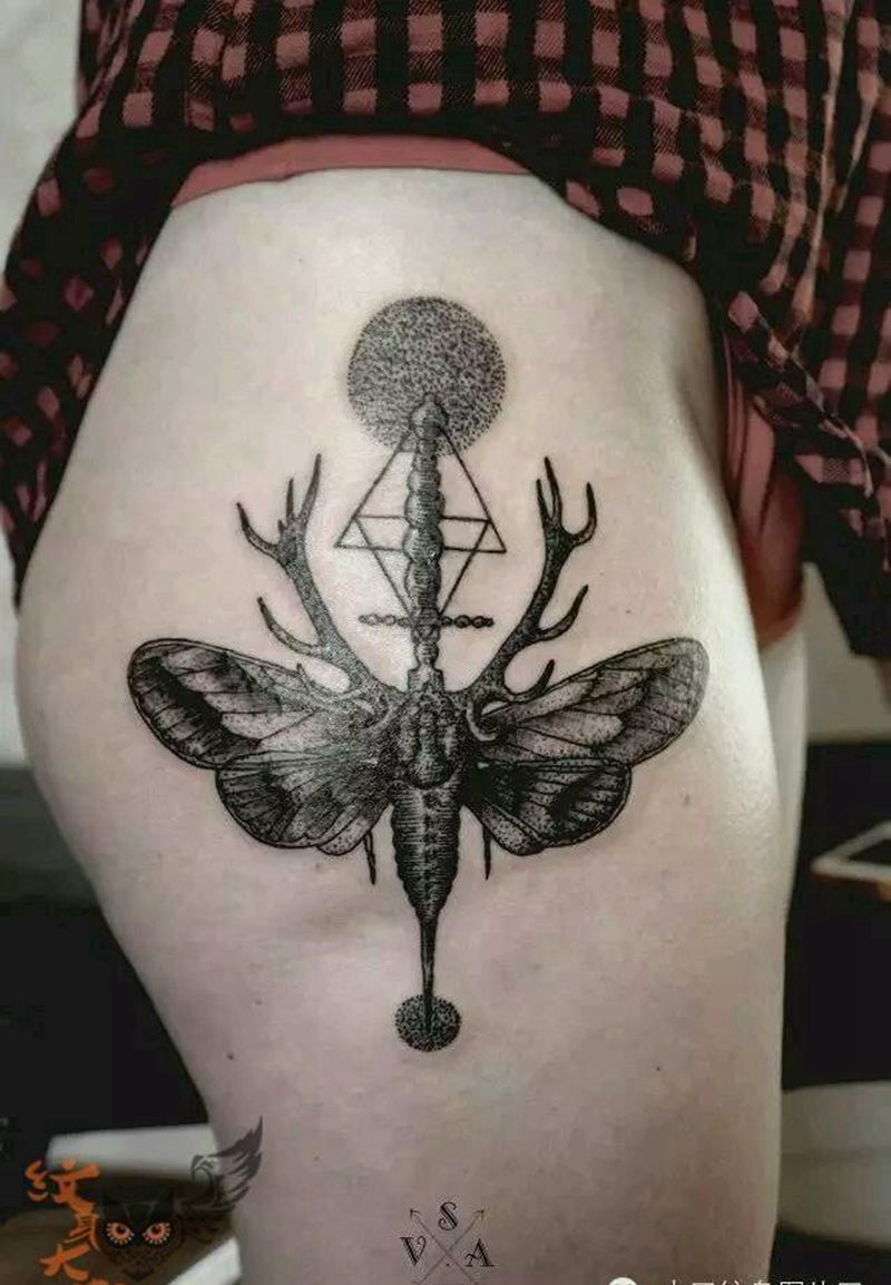 那些点刺！纹身图片_