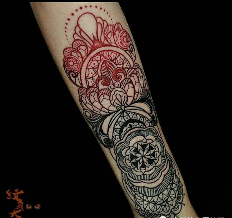 那些点刺！纹身图片_