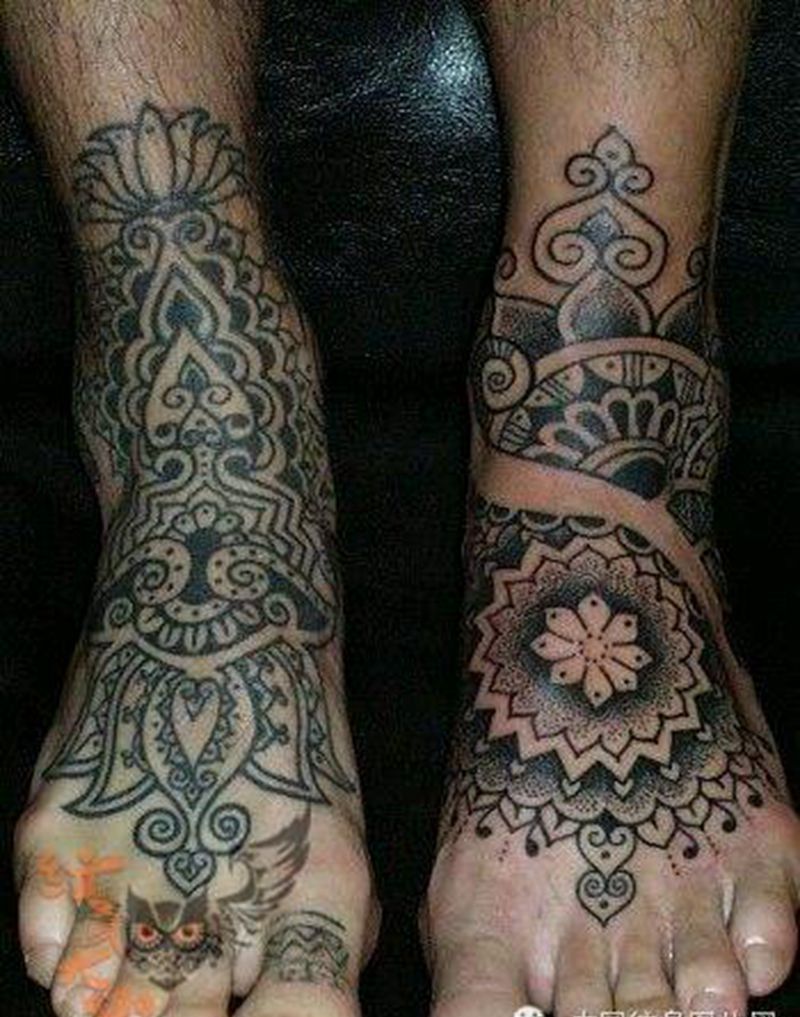 那些点刺！纹身图片_