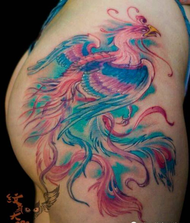 那些凤凰!纹身图片_