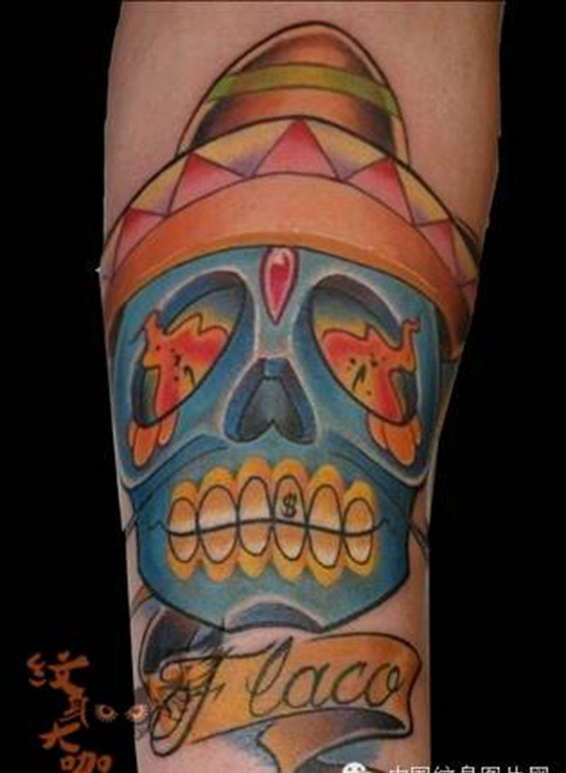 那些骷髅！纹身图片_