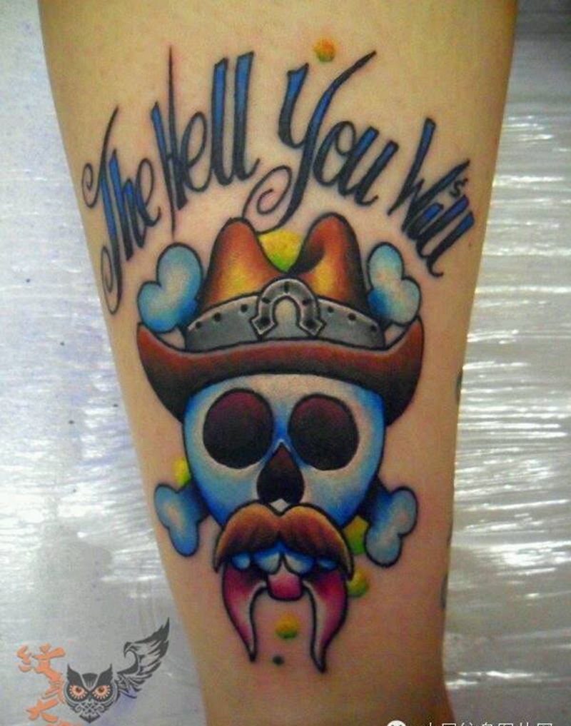 那些骷髅！纹身图片_