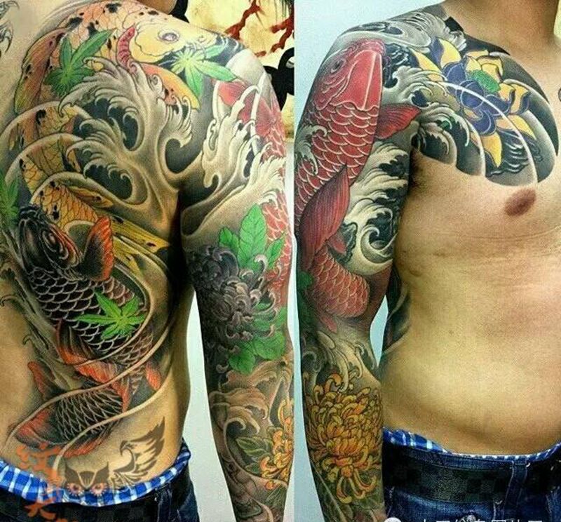 那些牛逼传统!纹身图片_