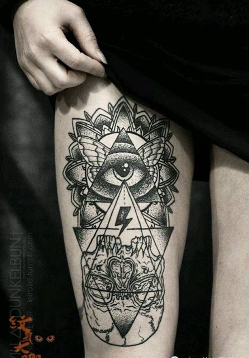 那些点刺！纹身图片_