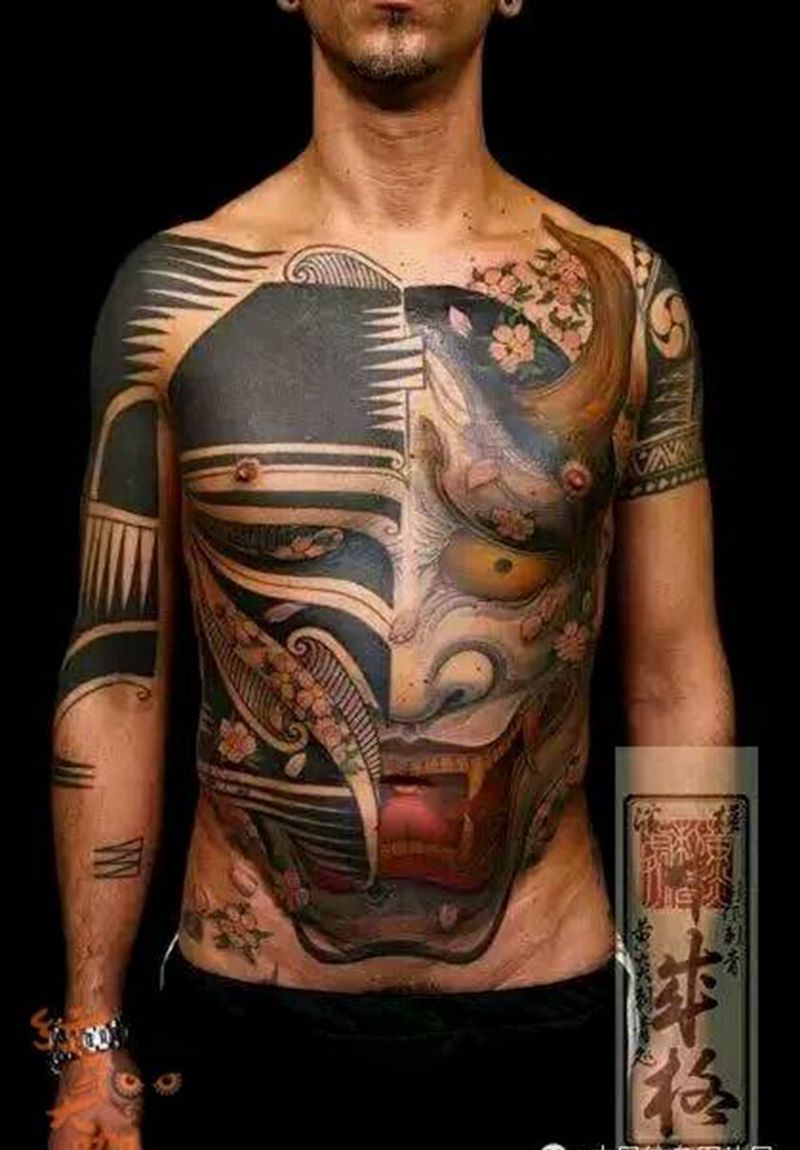 那些般若！纹身图片_