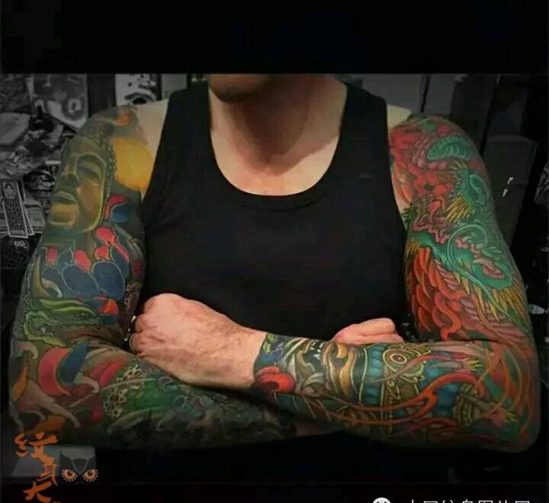 那些牛逼传统!纹身图片_