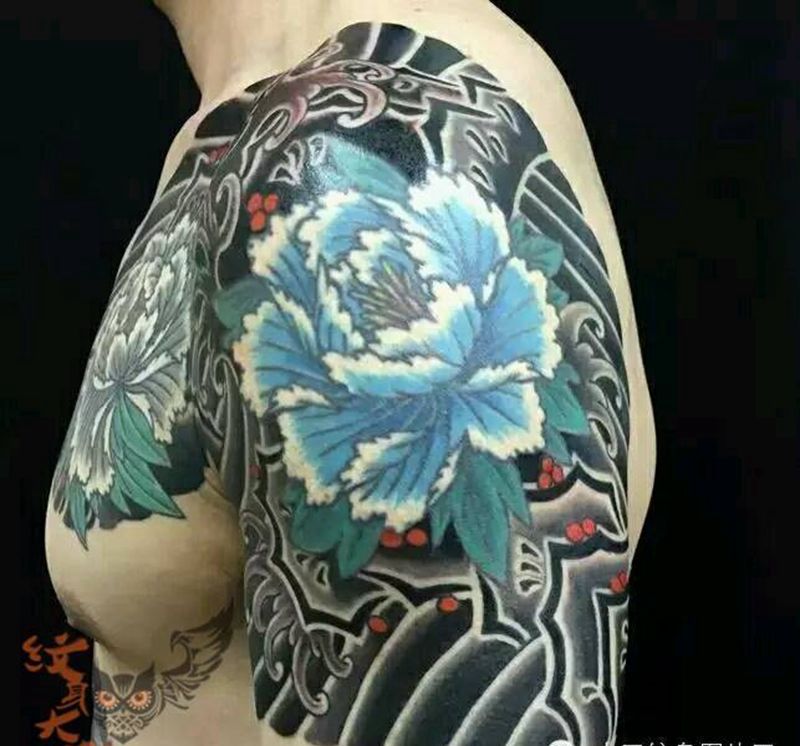 那些日式大板雾!纹身图片_