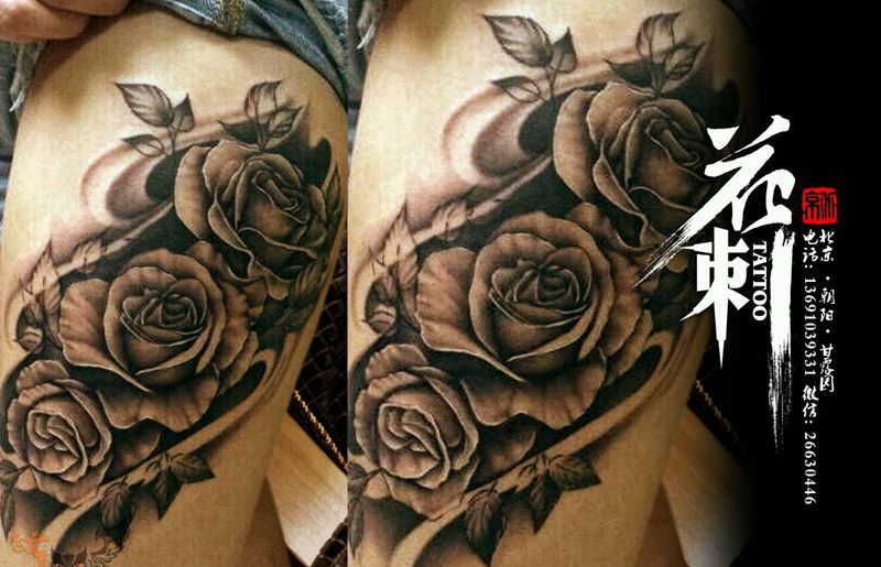 花刺作品!纹身图片_