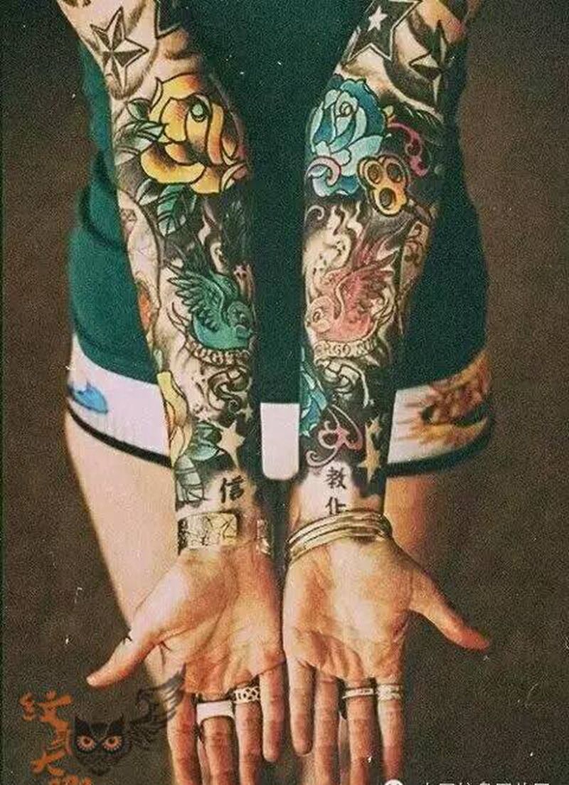 那些牛逼花臂!纹身图片_