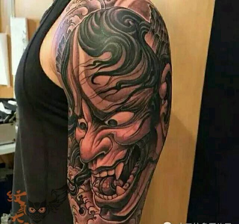 那些传统花臂!纹身图片_