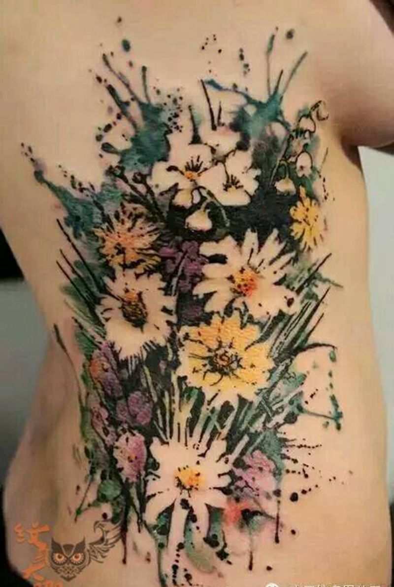 那些花儿!纹身图片_