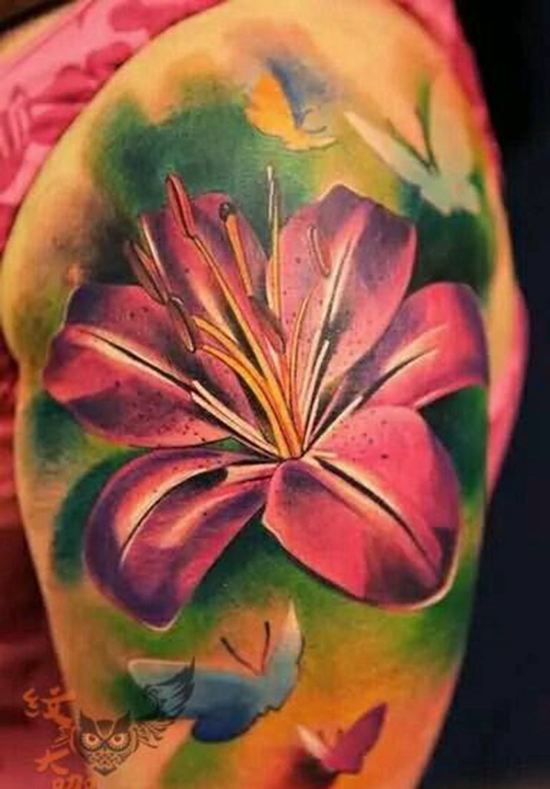 素材参考!花!纹身图片_