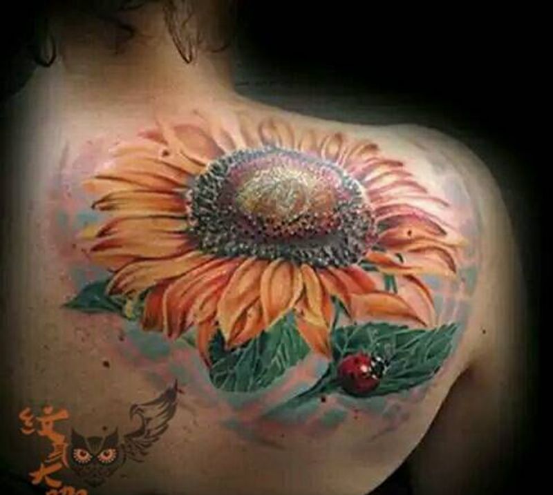 素材参考！花！纹身图片_