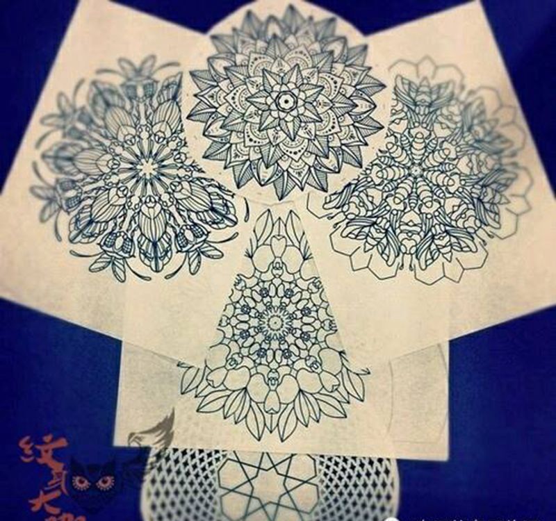 那些点刺！纹身图片_