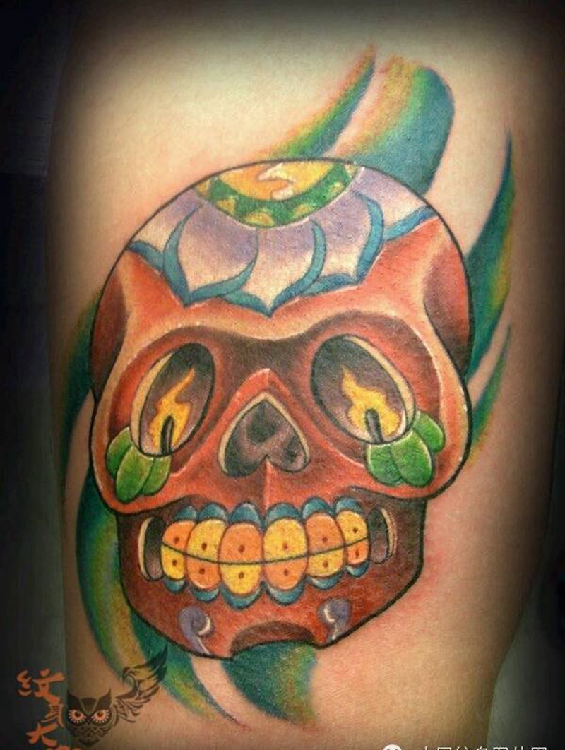 那些骷髅!纹身图片_