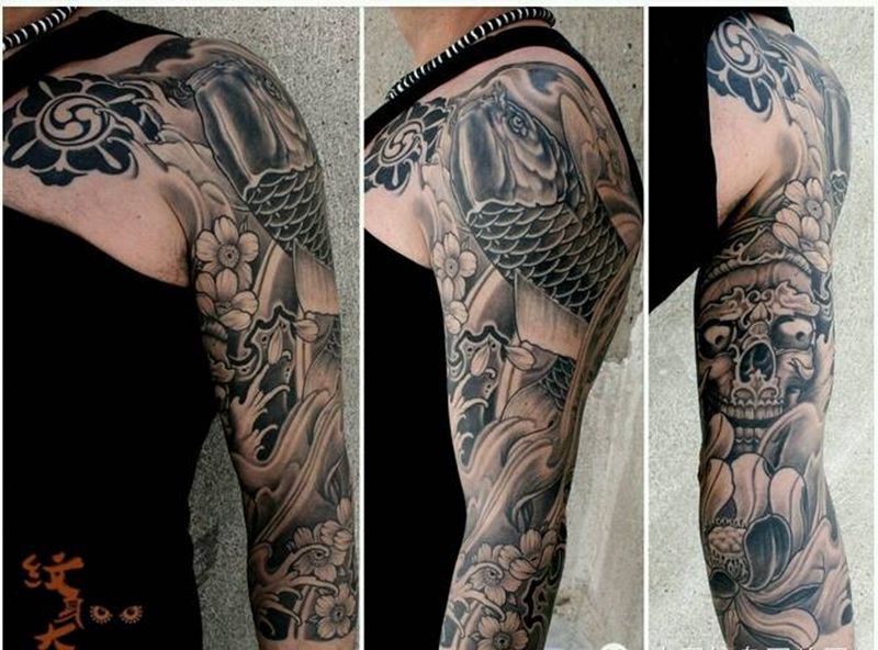 那些嘎巴拉!纹身图片_