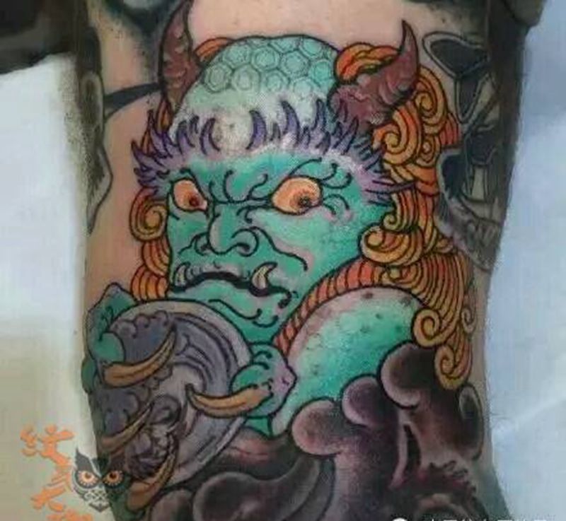 那些老传统!纹身图片_