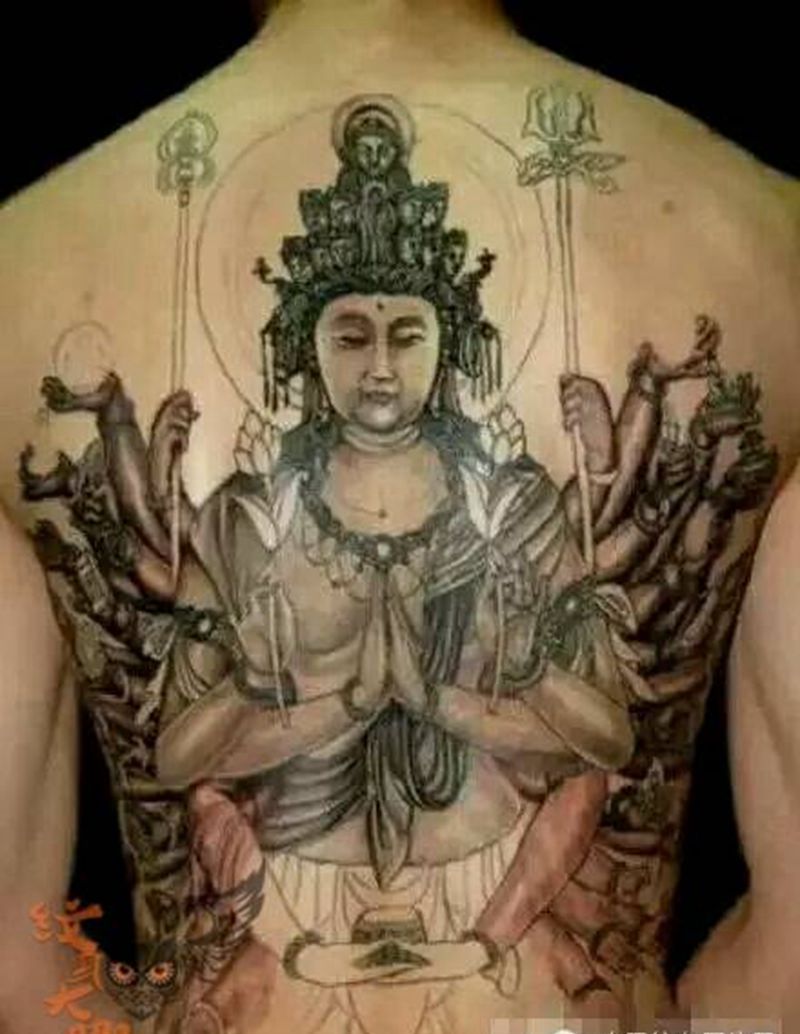 那些佛!纹身图片_
