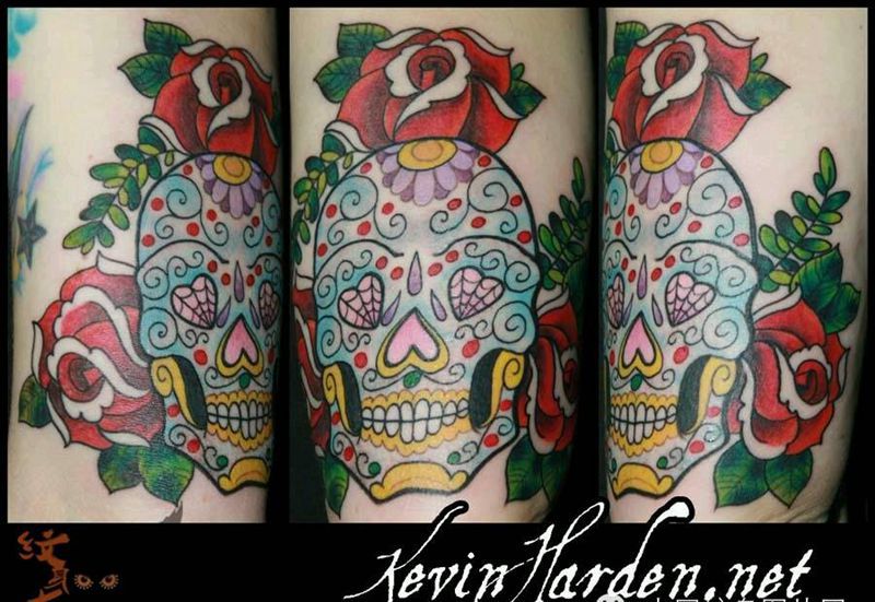 那些骷髅！纹身图片_