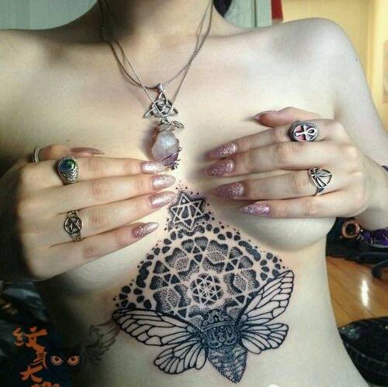 那些点刺！纹身图片_